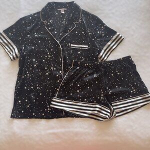 Victoria's Secret Satin Shorts Pajama Set Size M